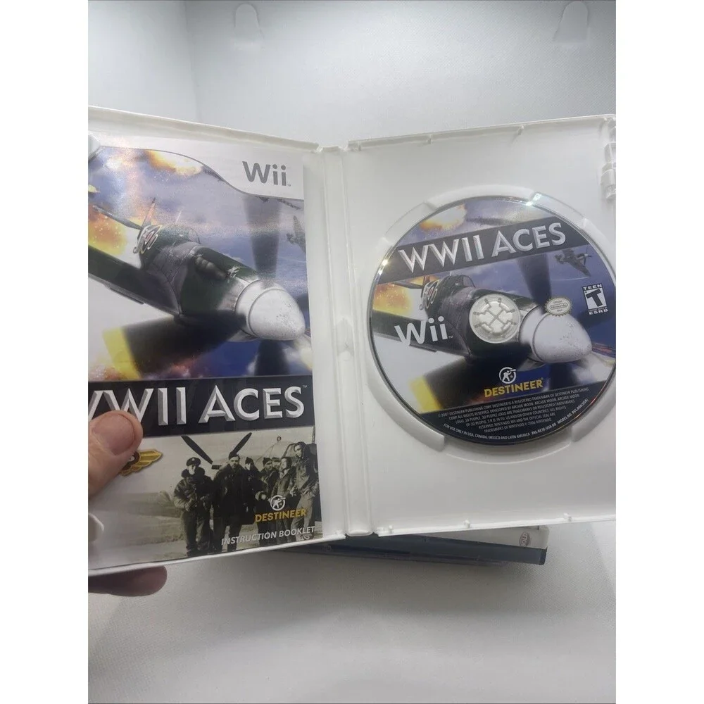 Wii Games Lot Of 7 - Golf Games, Icarly, Ww2 Aces